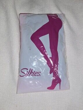 Silkies 080508 Sheer Toe to Waist 2016 XL Black Pantyhose New with tags